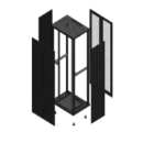 Gigamedia Vloer patchkast AV dubbel TOL AR dubbel PER 19