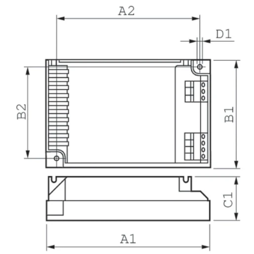 Philips HF Performer voorschakelapparaat elektronisch 103x67x30mm 22 - 42W IP20 8711500913975
