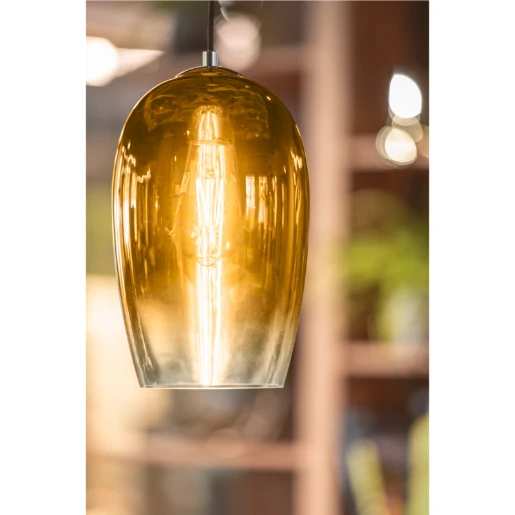 SLV Pantilo E27 Pendelarmatuur 180x180mm goud IP20 1006403