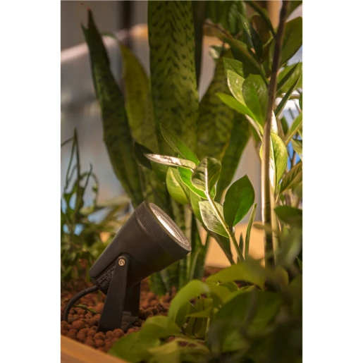 SLV GU10 buitenlamp staand Grondpen kunststof zwart IP65 1004757