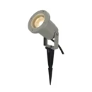 SLV Nautilus GU10 tuinverlichtingsarmatuur Grondpen aluminium grijs IP65 227418