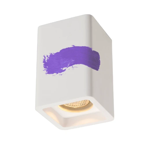 SLV Plastra GU10 armatuur cl-1 90x90mm wit 148004