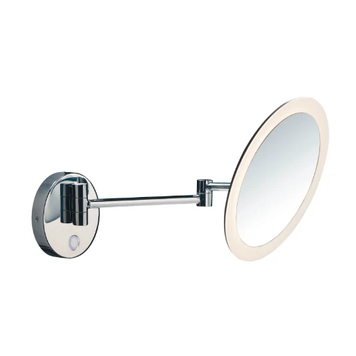 SLV Maganda LED badkamerarmatuur spiegelarmatuur 2700K 45.4lm 280x216mm Ø216mm chroom 1004971