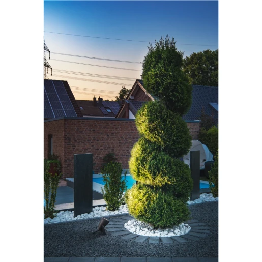 SLV GU10 buitenlamp staand Grondpen kunststof zwart IP65 1004757