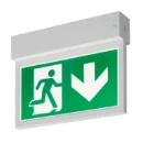 SLV Wand + plafondlamp nooduitgang verlichting LED met pictogram Vluchtwegverlichting/-indicatie Wandopbouw/plafondopbouw wit IP20 met pictogram 240000