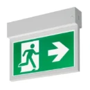 SLV Wand + plafondlamp nooduitgang verlichting LED met pictogram Vluchtwegverlichting/-indicatie Wandopbouw/plafondopbouw wit IP20 met pictogram 240000