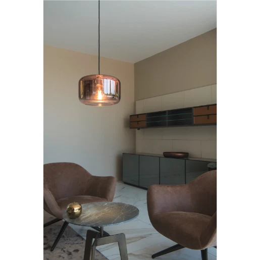 SLV Pantilo E27 pendelarmatuur 15W 172x280mm koper IP20 1003007