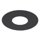 SLV Numinos XS inbouwframe armatuur rond zwart 95x95x130mm Ø95mm Staal 1006135