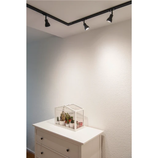 SLV Puri GU10 railspot armatuur 125x109mm zwart 143450