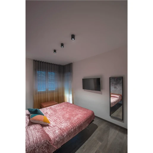 SLV Triledo GU10 Spot rond 95x85mm Ø85mm zwart 1002010