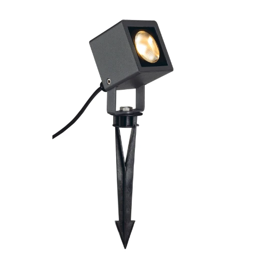 SLV Nautilus tuinverlichtingsarmatuur Grondpen aluminium antraciet IP65 231035