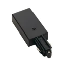 SLV 1~ System voeding spanningsrail 1-fase links opbouw Eindaansluiting 3x2.5mm² zwart 143030