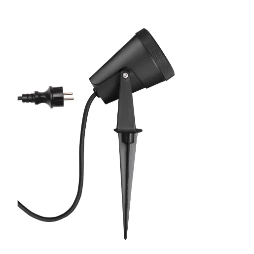 SLV GU10 buitenlamp staand Grondpen kunststof zwart IP65 1004757