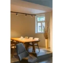 SLV Noblo railspot 3-fase symm 2700K 740lm 105x50mm faseafsnijding 21-40° - Mediumstralend zwart 1007644