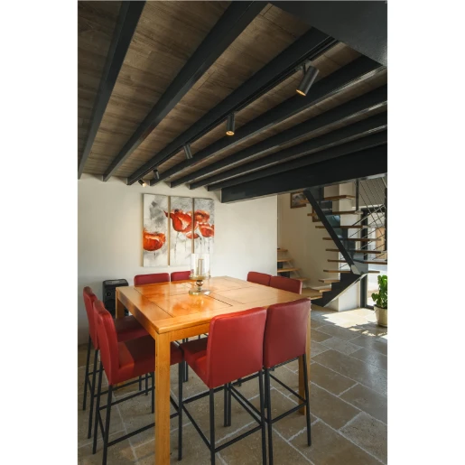 SLV Noblo railspot 1-fase symm 2700K 740lm 105x50mm faseafsnijding 21-40° - Mediumstralend zwart 1007638