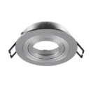 SLV New Tria Afdekking inbouwring rond 75 Aluminium 93x93x26mm Ø93mm Aluminium 1007351