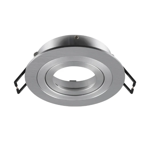 SLV New Tria Afdekking inbouwring rond 75 Aluminium 93x93x26mm Ø93mm Aluminium 1007351