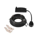 SLV New Tria GU10 inbouwspot rond zwenkbaar 93x93mm zwart 1007375