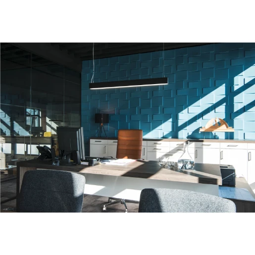 SLV Glenos II pendelarmatuur 4000K 43W 1050x50mm 1-10V zwart IP20 1001403