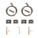 SLV Ophangkabel draadophang voor spanningsrail eutrac s-track en 1-systeem RVS Nikkel 1002845