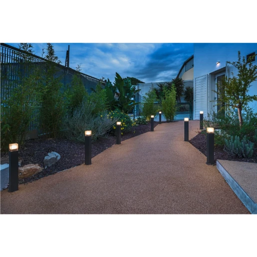 SLV Grafit E27 tuinarmatuur Bolderarmatuur aluminium antraciet IP44 231225