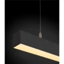 SLV Q-Line pendelarmatuur 3000K 47W 1420x60mm DALI zwart IP20 1001309