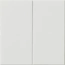 Gira System 55 s3000 bedieningselement zuiver wit 2-voudig Glanzend wit RAL 9010 536203
