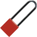 Bizline Nylon compact hangslot met aluminium beugel Aluminium 230114