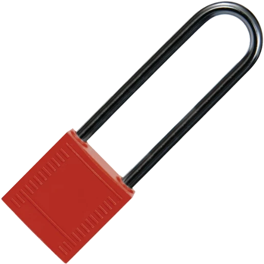 Bizline Nylon compact hangslot met aluminium beugel Aluminium 230114