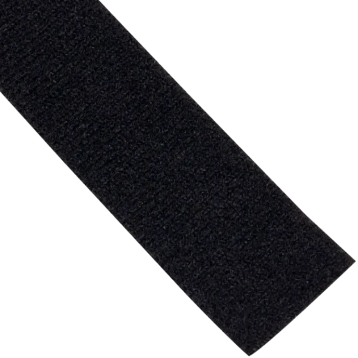 Bizline Klittenband rol 10m zwart