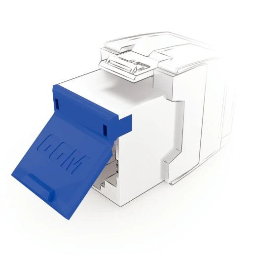 Gigamedia Set van 24 stofluikjes voor NKJ-reeks. Blauw