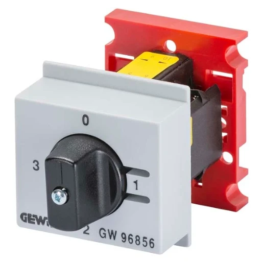 Gewiss SCHAKELAAR AMPÈREMETER - 4 STANDEN 16 A 690 V - 3 MODULE