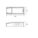Bailey Topo Jerry transformer ac halogeen 0-70w / led 0-45w elektronische trafo 113x44x28mm0 - 70W 11.5V dimbaar 145684