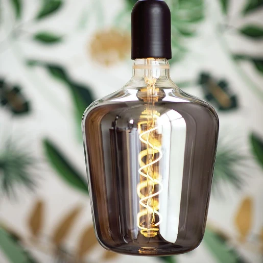 Bailey Shapes E27 led-lamp chianti 922 2200K 70lm 240mm 360° 220 - 240V dimbaar faseaansnijding faseafsnijding Helder glas zwart 143109