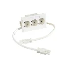 Merten Thorsman wandcontactdoos wieland wandgoot 16A 250V RA KV Mat wit RAL 9010 IP20 5940201