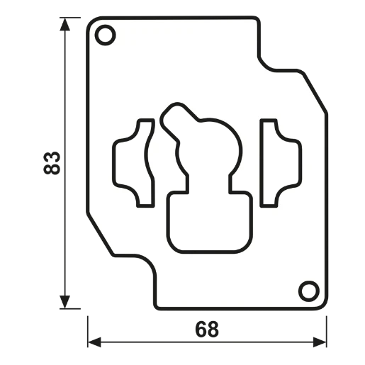 Jung WG 800 Vergrendelingsplaat 18V