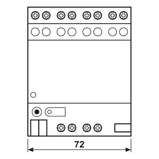 Jung Analoge ingang KNX DIN-rail 2214REGA