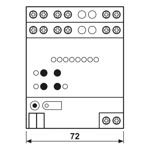Jung KNX actor jaloezie 4-voudig DC 12-48 V
