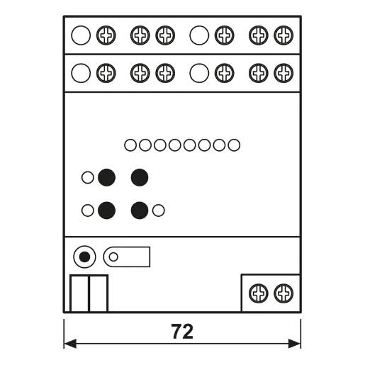Jung KNX jaloezieactor 4x230VAC/2x24VDC