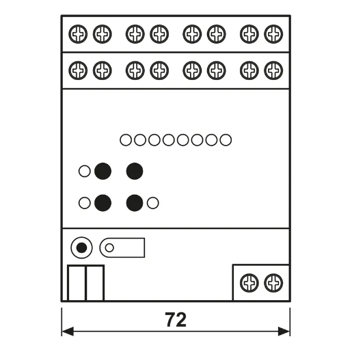 Jung KNX jaloezieactor 4x230VAC/2x24VDC