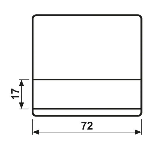 Jung WG 600 schakelwip enkele wip grijs RAL 7035 600NA
