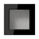 Jung A range Opbouwkap A550 1-voudig zwart Horizontaal en verticaal A5581BFASW