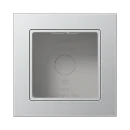 Jung A range Opbouwkap A550 1-voudig aluminium Horizontaal en verticaal A5581BFAAL