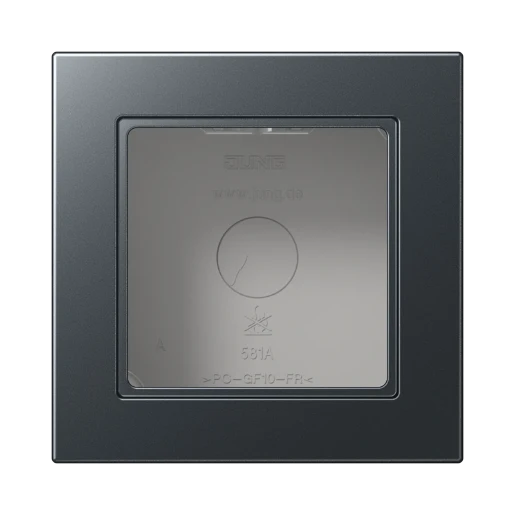Jung A range Opbouwkap A550 1-voudig antraciet Horizontaal en verticaal A5581BFAANM