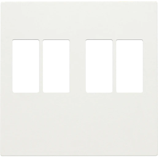 Niko Original / Intense Centraalplaat aansluitdoos Luidsprekeraansluiting Centraalplaat 2 connectoren Zonder label wit 101-69701