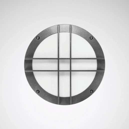 Trilux Skeo Circ Armatuurafdekking + beschermrooster 265x265x75mm Ø265mm 7159800