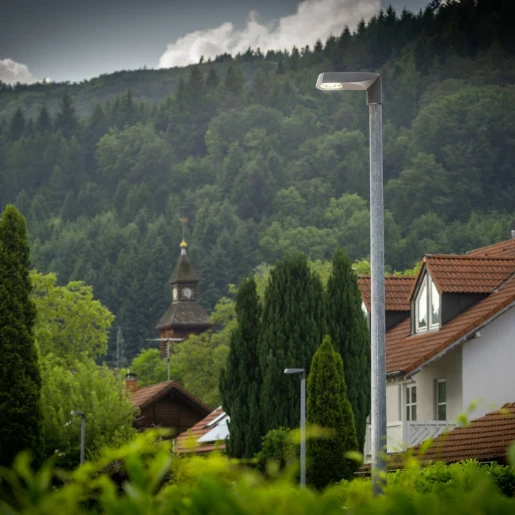 Trilux Cuvia Armatuur straatverlichting AB2L 740 Wandconsole LED 2400lm 4000K 19W 417x309mm IP66 IK09 antraciet 6597840