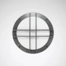 Trilux Skeo Circ Armatuurafdekking + beschermrooster 265x265x75mm Ø265mm 7159800