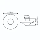 Esylux Plafondaanwezigheidssensor PD-C 360/8 BMS DALI-2 BK