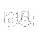 Esylux Plafondaanwezigheidssensor PD-C 360bt/8 APC30 HCL PS plus DALI-2 BK